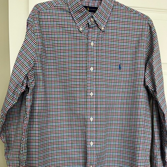 POLO RALPH LAUREN Button Down Checked Shirt - Picture 1 of 8